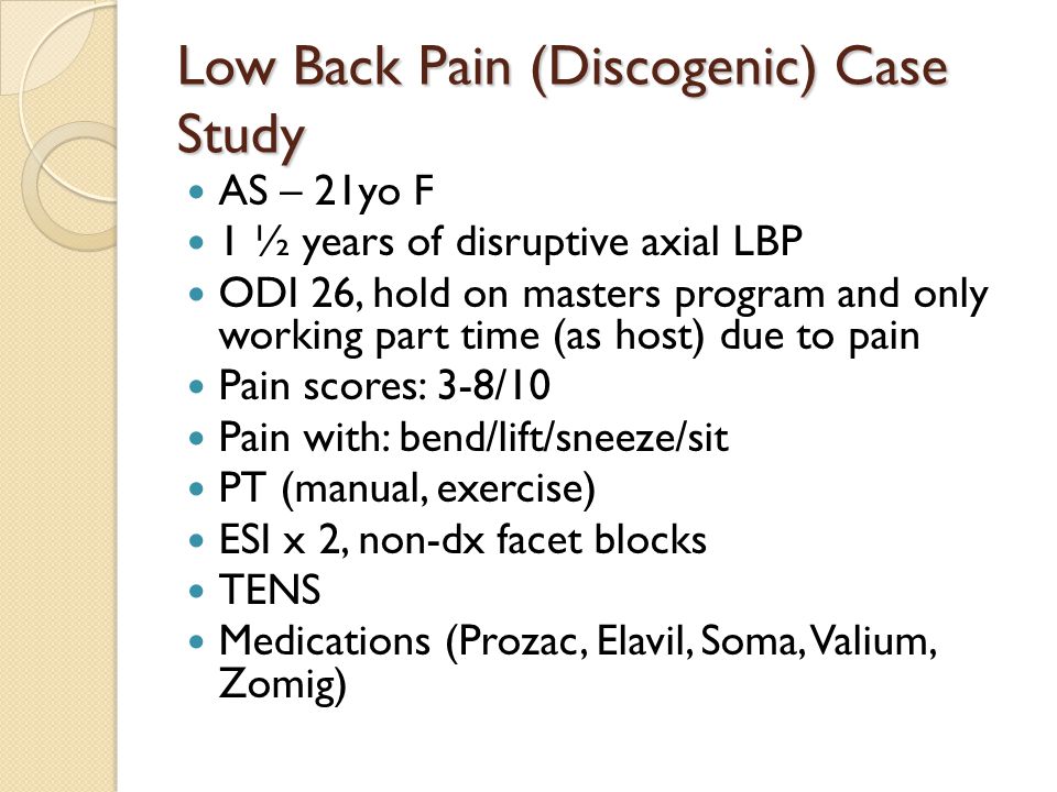 case study cancer pain
